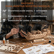 BusyKids Giro del Mar – puzzle 3D de madera con iluminación
