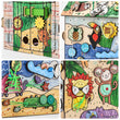 Casita educativa de madera - ZOO WORLD