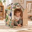 Casita educativa de madera - ZOO WORLD