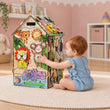 Casita educativa de madera - ZOO WORLD