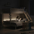 Cama litera de madera BusyKids FAMI-MAX para 3 personas