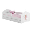 Cama infantil FALA-ONE con barrera de protección y cajón de almacenamiento