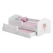 Cama infantil FALA-MAX con cama adicional 145 x 80 cm y colchón