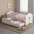Cama infantil FALA-MAX con cama adicional 145 x 80 cm y colchón