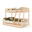 BusyKids FOXY litera con escalera frontal 90 x 200 / 120 x 200 cm