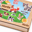 Puzle educativo de madera con animales BusyKids - 30 piezas