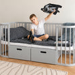 BusyKids MIRACLE 7 en 1 cuna evolutiva con colchón