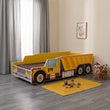 Cama infantil RIKO con diseño gráfico y colchón - 140 x 70 / 160 x 80 cm