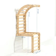 Gran conjunto de escalada inclinable (Espaldera)