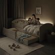 Cama infantil LUK-MAX con cama adicional 145 x 80 cm y colchón