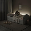 Cama infantil FALA con cajón de almacenamiento - 140 x 70/160 x 80 cm