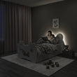 Cama infantil KITTY con cajón de almacenamiento - 140 x 70/160 x 80 cm