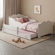 Cama infantil ANNA-MAX con cama adicional 145 x 80 cm – con dibujo y colchón