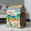 Casita educativa de madera "Dinosaurios" con iluminación