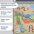 Casita educativa de madera "Dinosaurios" con iluminación