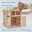 Conjunto - casita natura y cubo interactivo