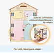 Conjunto - casita natura colores pasteles y cubo interactivo