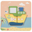BusyKids Juego de Puzzles "Transporte"