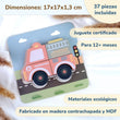 BusyKids Juego de Puzzles "Transporte"