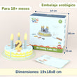 Juego de Pastel de cumpleaños de madera BusyKids