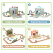 Set de juego móvil "Estación de Bomberos" BusyKids