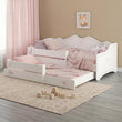 Cama infantil EMMA-MAX con cama extraíble 145 × 80 cm y colchón