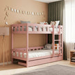 BusyKids Cama Alta Infantil TOTO-TWIN con Escalera – para dos niños 200 × 90 cm