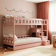 BusyKids Litera TOTO-TWIN MAX con escalera y espacio de almacenamiento 200 x 90 cm