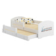 Cama infantil LUK-MAX con cama adicional 145 x 80 cm y colchón