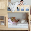 BusyKids Litera DREAM-HOUSE con escalera y espacio de almacenamiento 200 x 90 cm