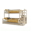 Litera BusyKids LUMI-MAX con escalera de almacenaje 90 x 200 / 120 x 200 cm