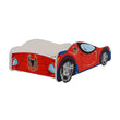 Cama infantil AUTO con diseño gráfico y colchón - 140 x 70/160 x 80 cm