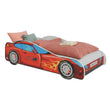 Cama infantil AUTO con diseño gráfico y colchón - 140 x 70/160 x 80 cm