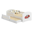 Cama infantil LUK-MAX con cama adicional 145 x 80 cm y colchón