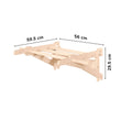 Barra de Dominadas de Madera para Espaldera BusyKids EVERGYM – Accesorio
