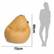Puf Comfort 90 – cuero sintético SOFT suave