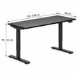 Escritorio FLEXI regulable eléctricamente en altura 118/138 cm
