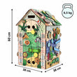 Casita educativa de madera - ZOO WORLD