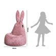 Puf infantil Mommy Rabbit – tejido de pana FEEL suave y resistente