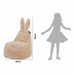Puf infantil Baby Rabbit – tejido FLUFFY suave y esponjoso