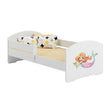 Cama infantil LUK II con barrera de protección - 140 x 70/160 x 80 cm