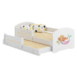 Cama infantil LUK-MAX con cama adicional 145 x 80 cm y colchón