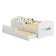 Cama infantil LUK-MAX con cama adicional 145 x 80 cm y colchón