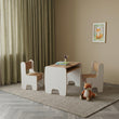 Conjunto de muebles infantiles TIMI: mesa con una o dos sillas