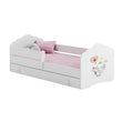 Cama infantil FALA-ONE con barrera de protección y cajón de almacenamiento