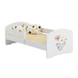Cama infantil LUK II con barrera de protección - 140 x 70/160 x 80 cm
