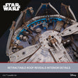Ugears 3D-Puzzle Mecánico de Madera Star Wars Millennium Falcon
