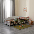 Cama infantil RIKO con diseño gráfico y colchón - 140 x 70 / 160 x 80 cm
