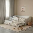 Cama infantil ERYK-MAX con cama adicional 145 × 80 cm y colchón