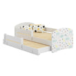 Cama infantil LUK-MAX con cama adicional 145 x 80 cm y colchón